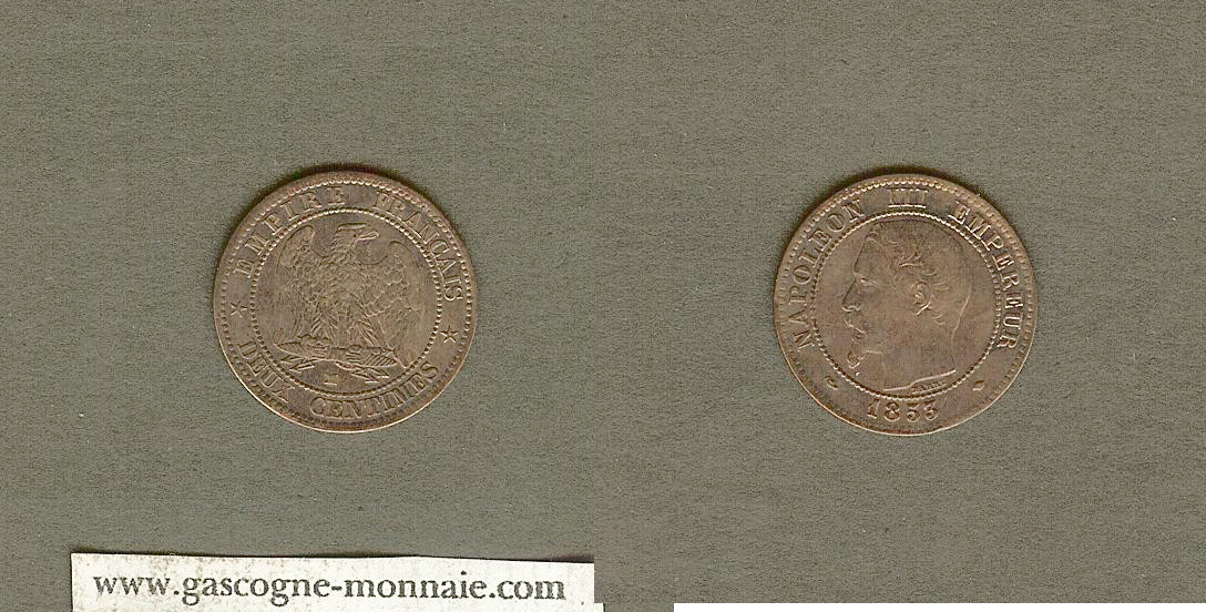 5 centimes Napoleon III 1855MA EF/EF+